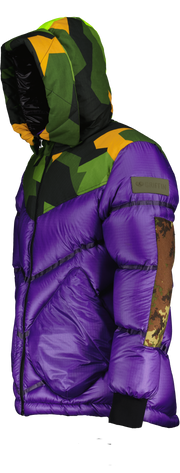 Bonded Purple Swedish camo Atlantic Parka