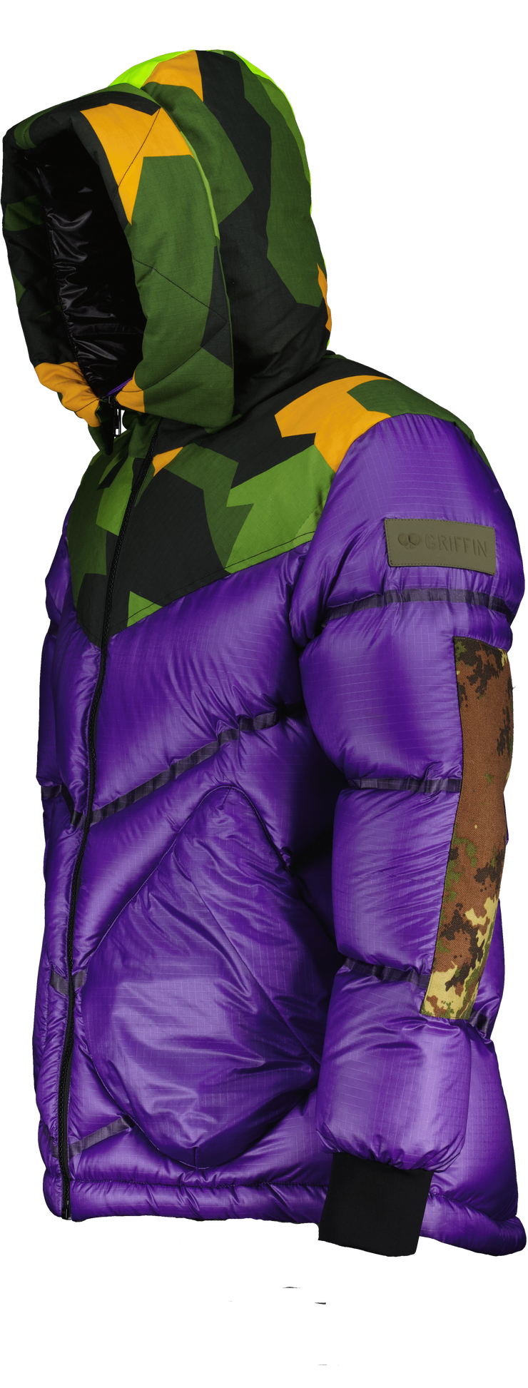 Bonded Purple Swedish camo Atlantic Parka