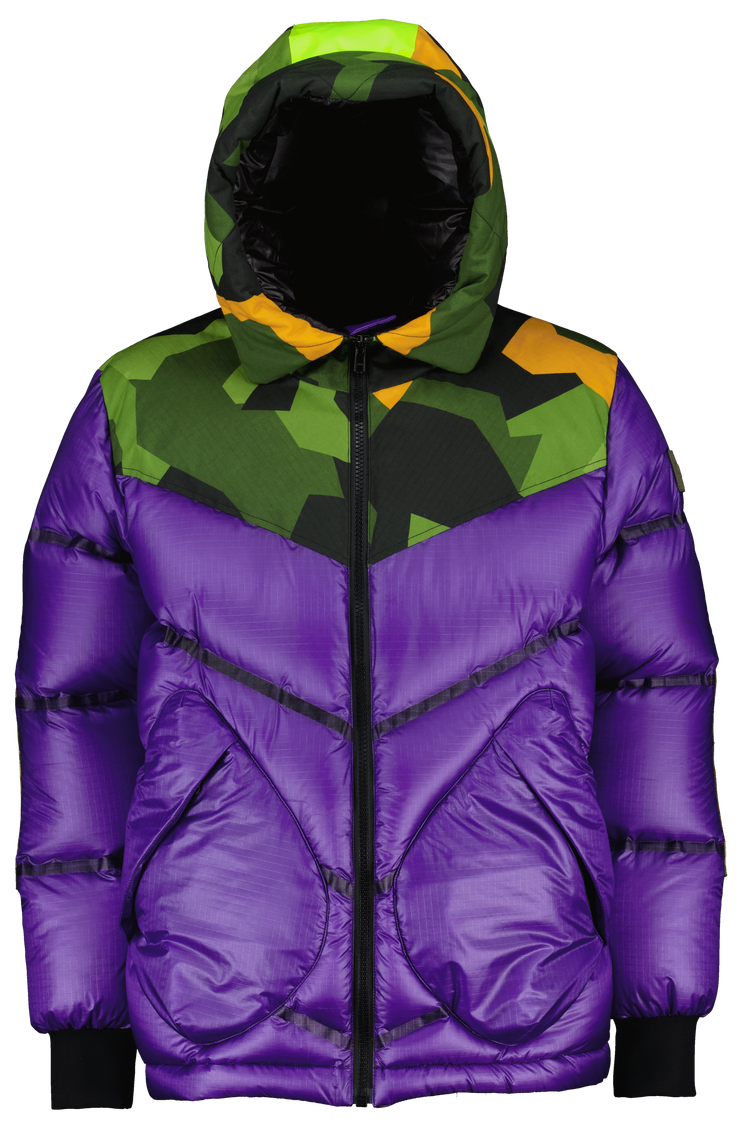 Bonded Purple Swedish camo Atlantic Parka