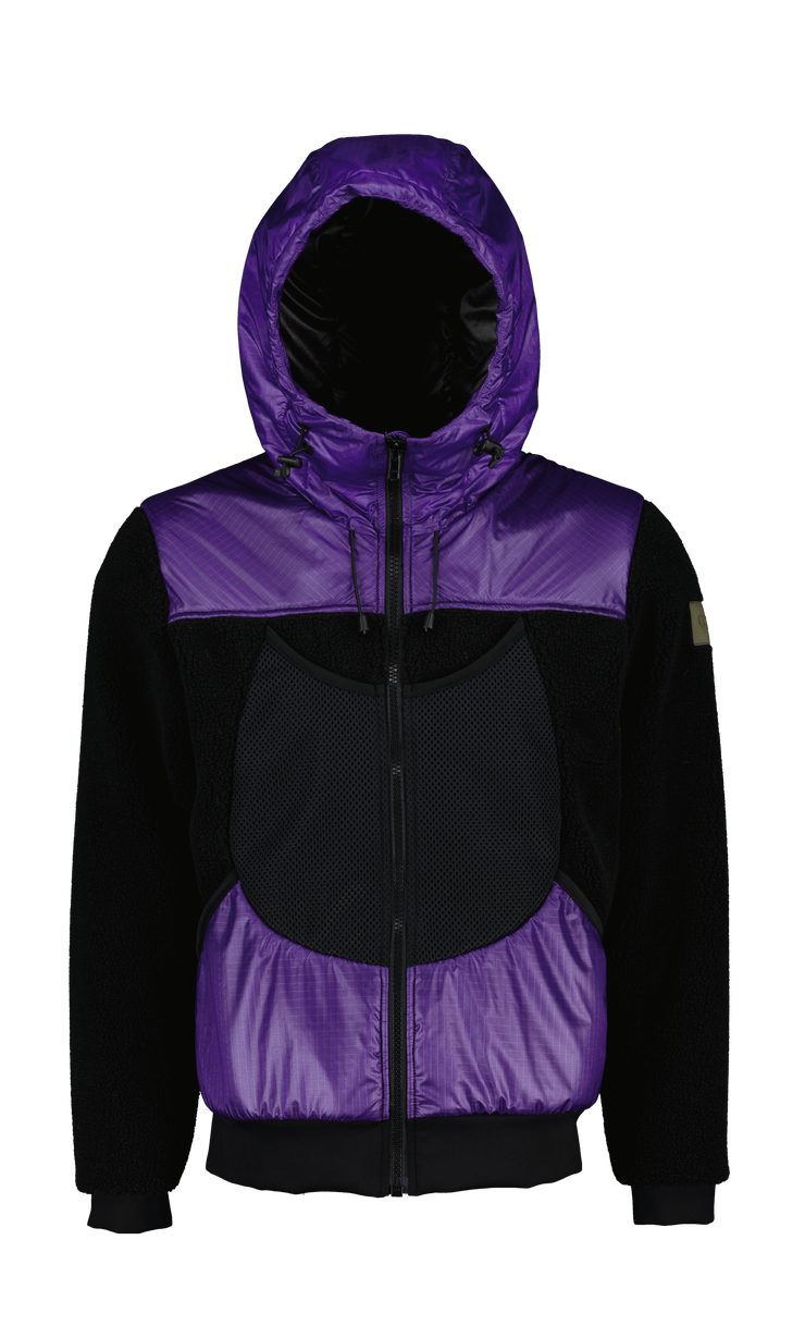 Purple Pertex Hooded Jogger