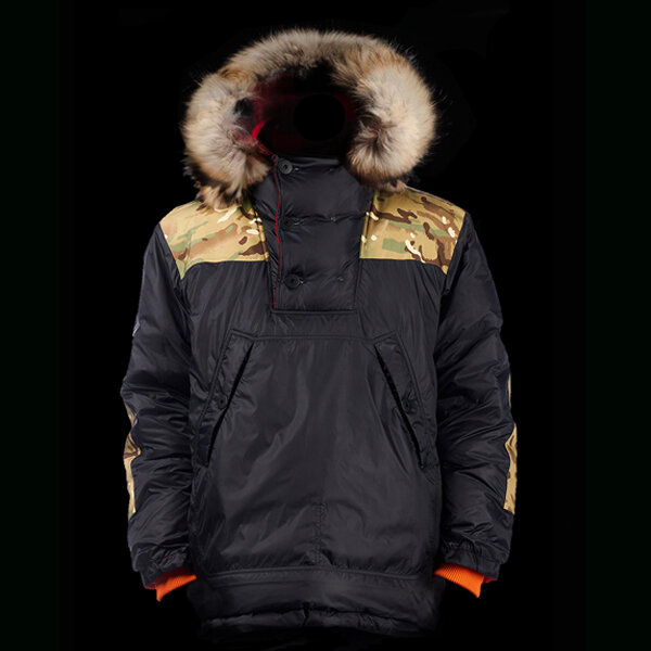 Griffin Studio X Woolrich Multicolor Sleeping Bag Coat Winter Coat