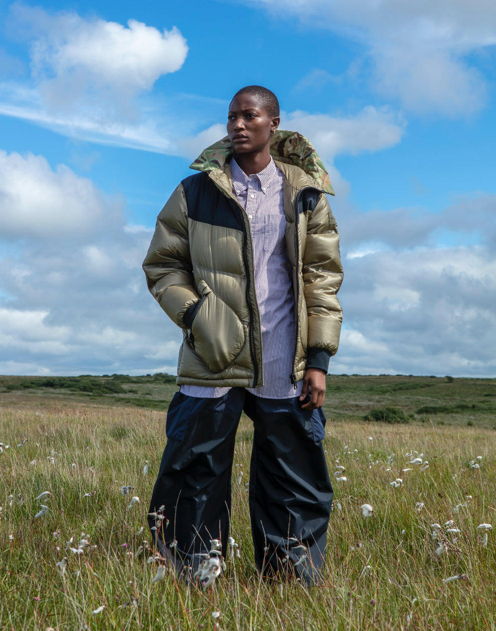 Bubble Shorty Puffer Jacket - White | Levi's® US